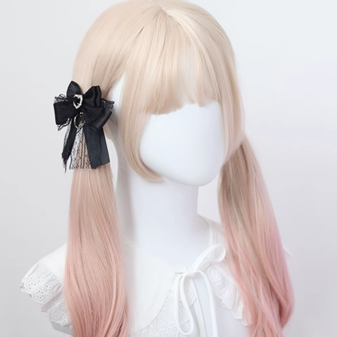 Lolita Headdress Jirai Kei Clips Letter Bow Hair Clips 22516:365092