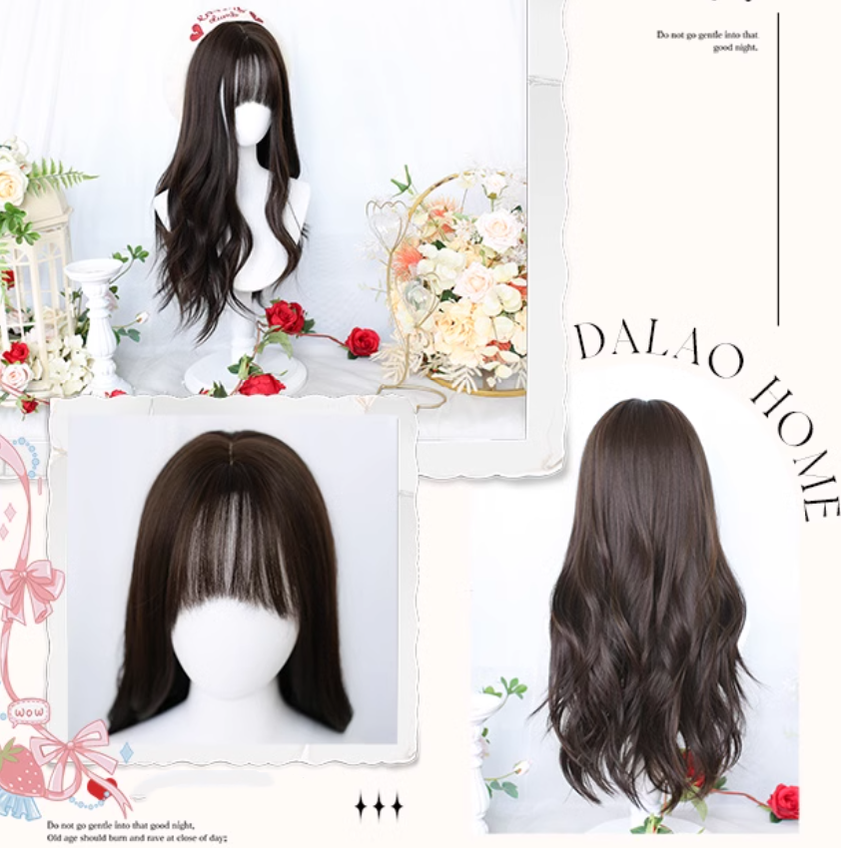 Lolita Wig Long Curly Wig Natural Wig Multi-color 35618:496292 35618:496292