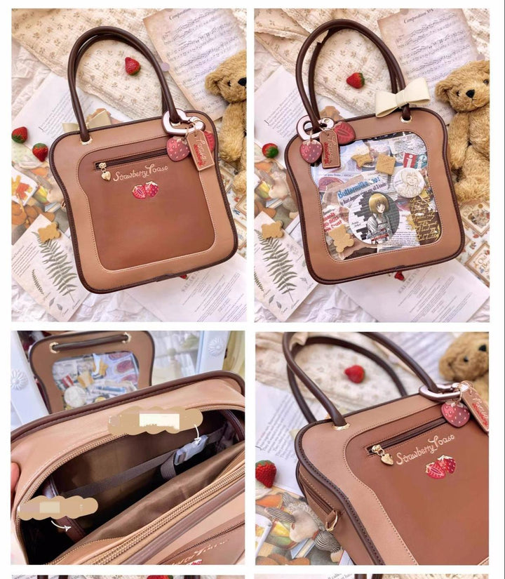 Kawaii Fashion Crossbody Handbag Bow Itabag 7 Colors 21914:328118 21914:328118