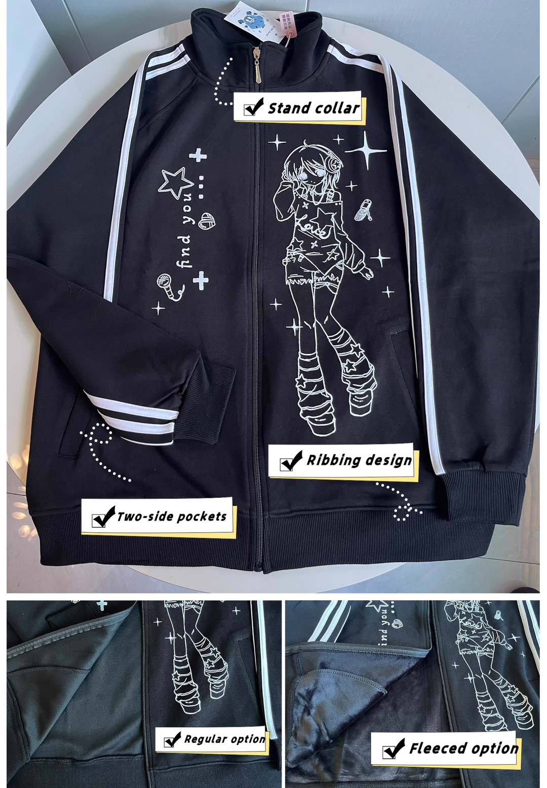 Yami Kawaii Jacket Black Coat Stand Collar Jacket – Honey Wardrobe Yami Kawaii Jacket Black Coat Stand Collar Jacket – Honey Wardrobe