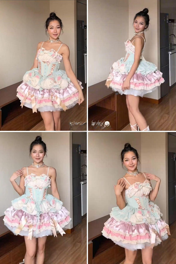 Prom Dress in Princess Style with Bunny-ear Accents 40962:743122