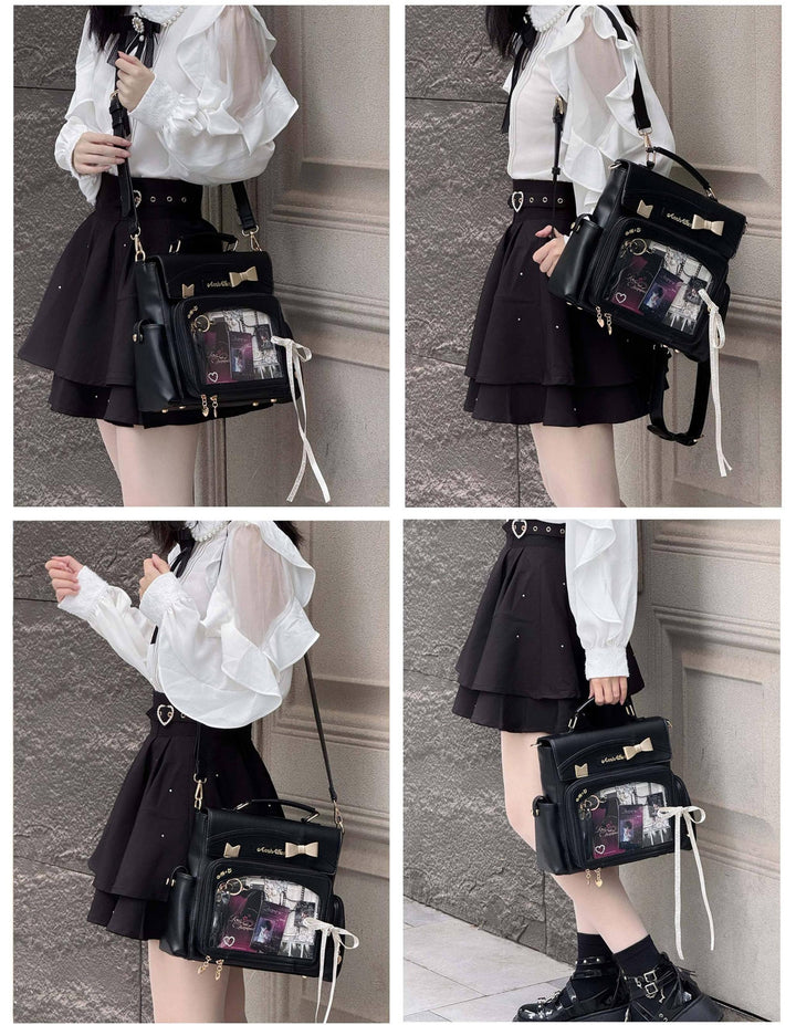 Kawaii Ita Bag with Crossbody Strap, Clear Window 45414:846820