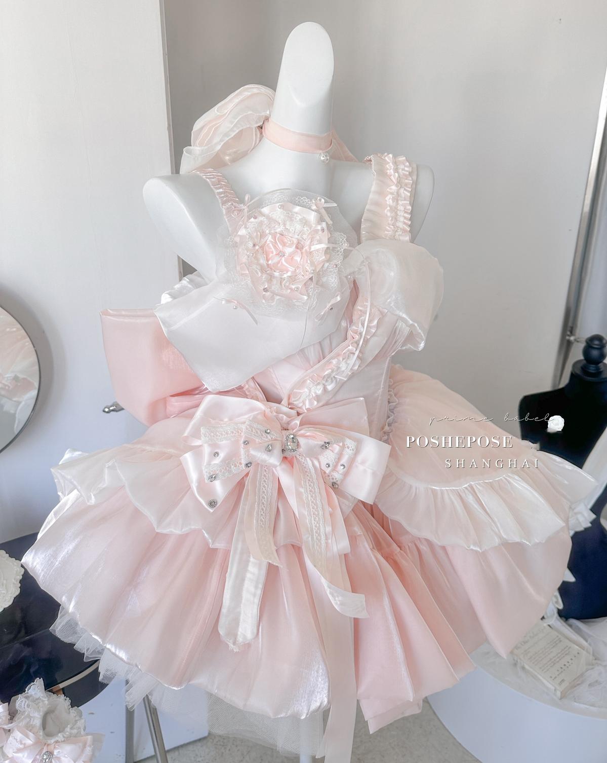 Lolita Dress Corset Dress Princess Vibe Dress Macaron Dress 36382:541706