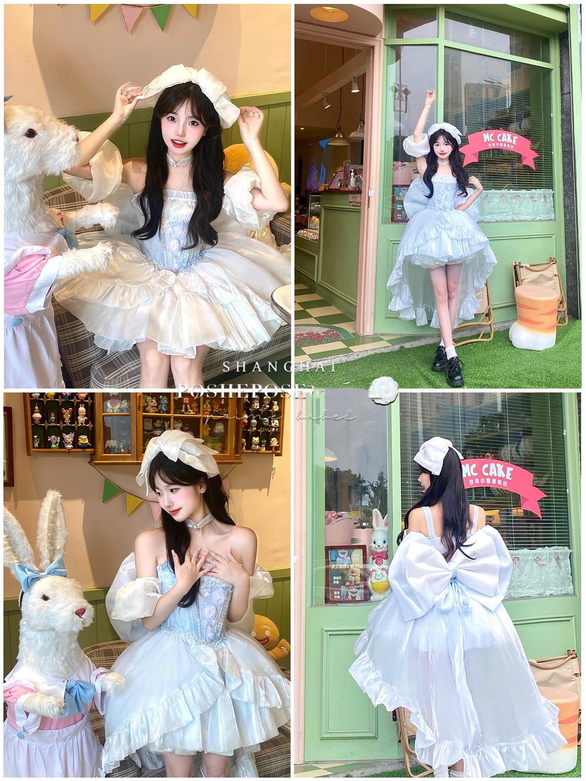 Lolita Dress Corset Dress Princess Vibe Dress Macaron Dress 36382:541824