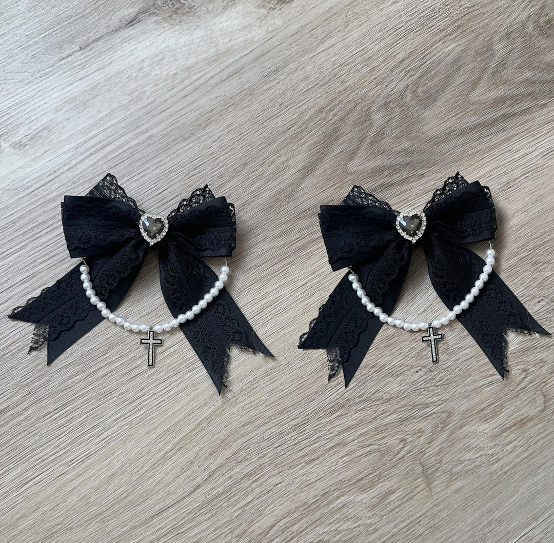 Black Striped Jirai Kei Set Up, Waist-cinching Dress (M) / L M S XL) 44921:828345