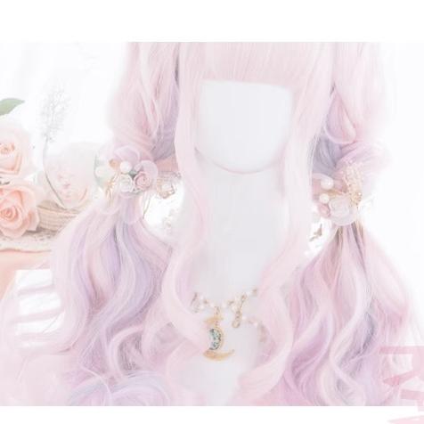 Lolita Wig Fairy Kei Wig Rainbow Wig Pink Wig 31726:497124 31726:497124