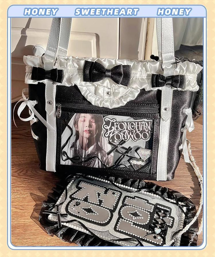 ACG Culture Satin Ita Bag Handle Bag With Removable Ribbon 43101:768429