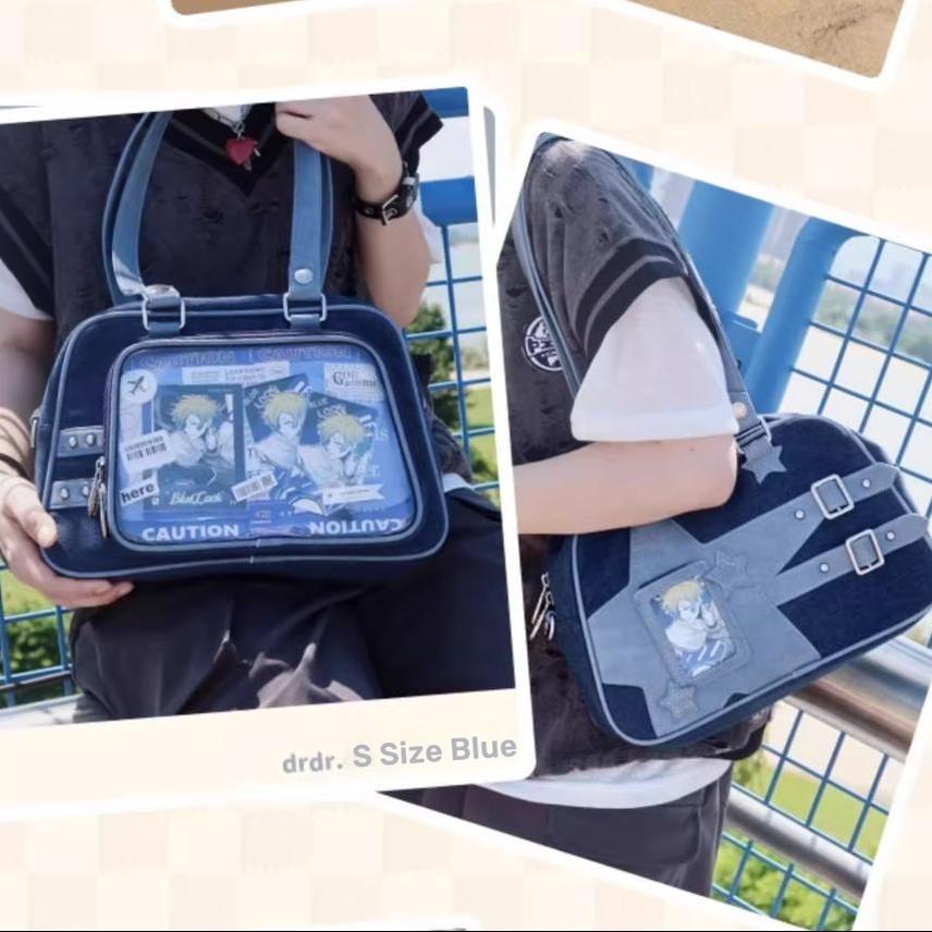 Subculture Ita Bag Large Capacity Square Star Crossbody Bag 40126:678608