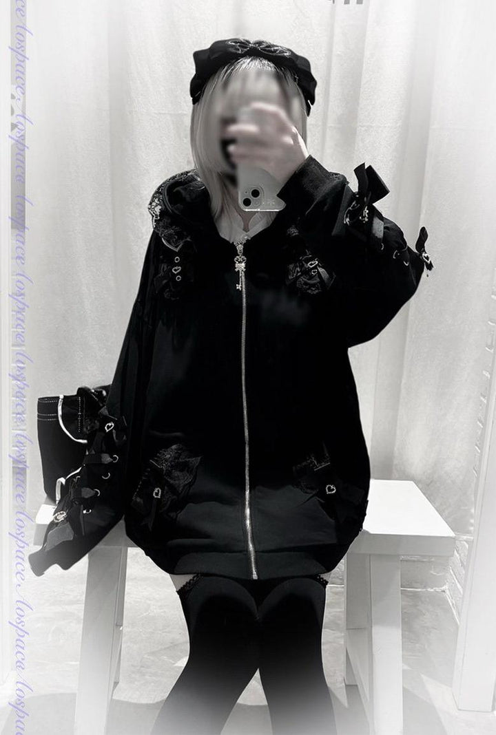 Subculture Hooded Sweatshirt, Oversized & Cat Ear 44926:829673