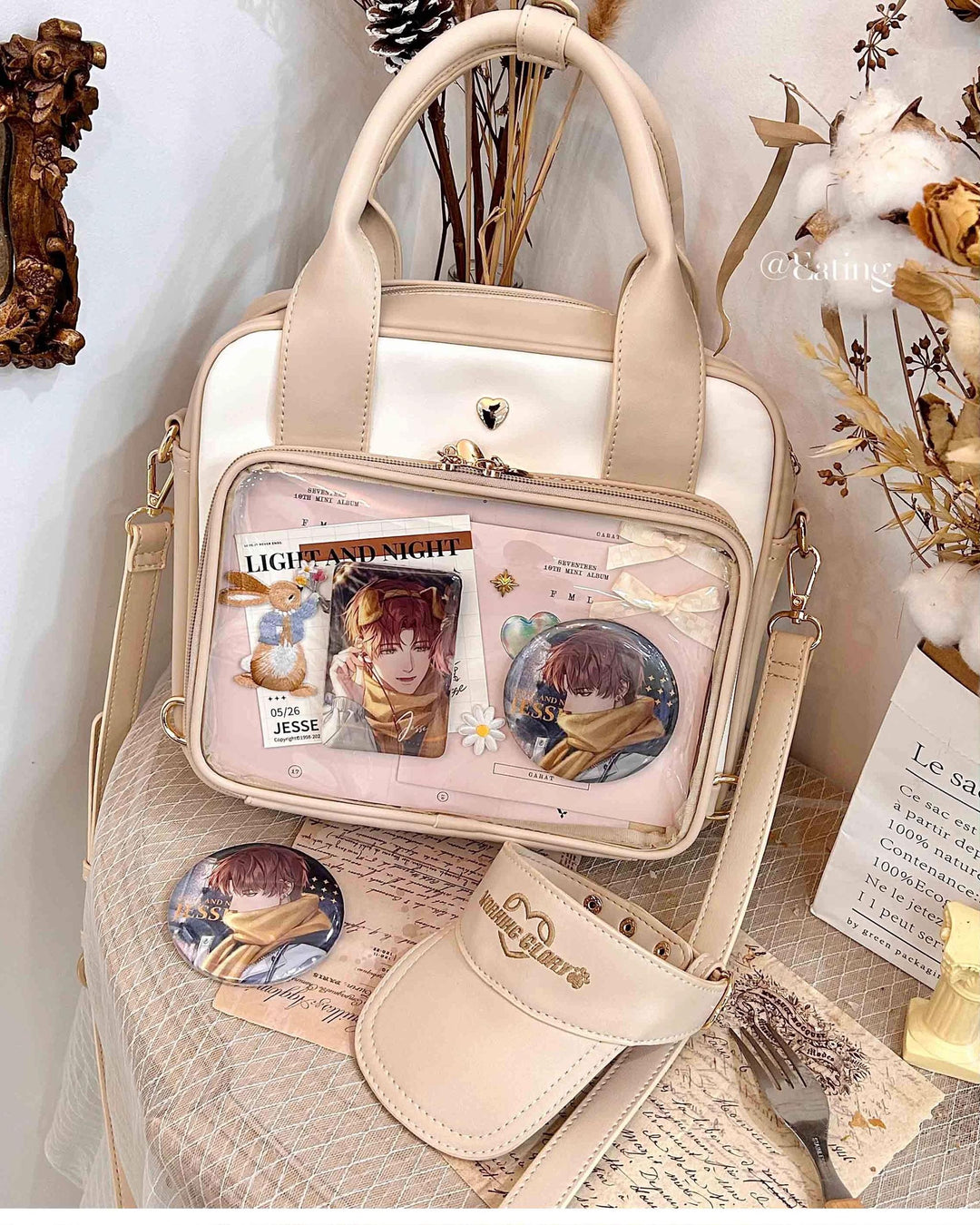 Kawaii Itabag Bear Crossbody Shoulder Backpack Multicolor 35280:492172 35280:492172