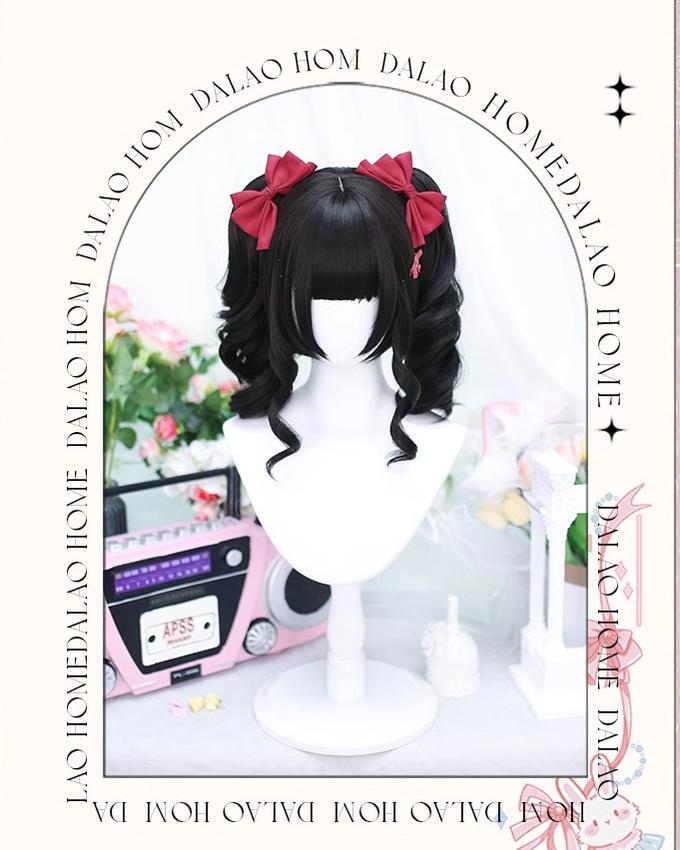 Jirai Kei Wig Lolita Wig Double Ponytails Multicolor 35610:496084 35610:496084