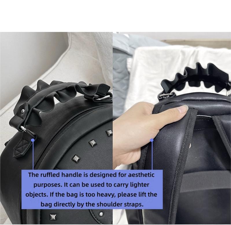 Subculture Black Backpack, Large Capacity 44670:818640