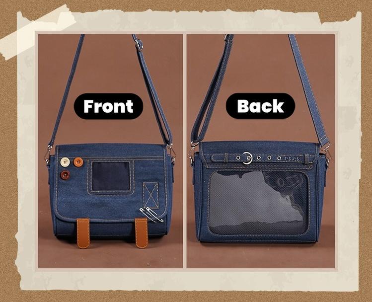 Kawaii Itabag Denim Crossbody Bag Large Capacity Handbag 37050:551900