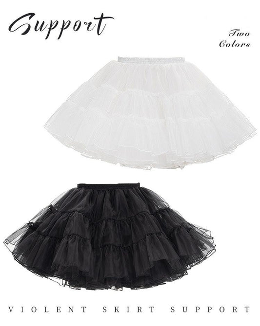 Lolita Petticoat Short Black Muti-layer Pettipants 37830:575750