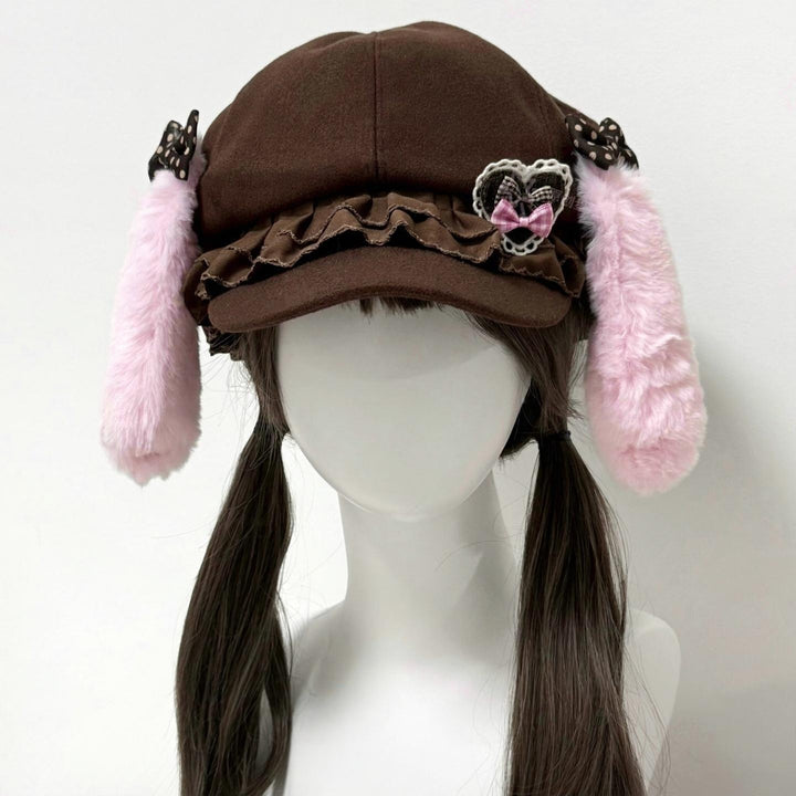 Subculture Newsboy Cap, Detachable Bunny Ears 45704:860491