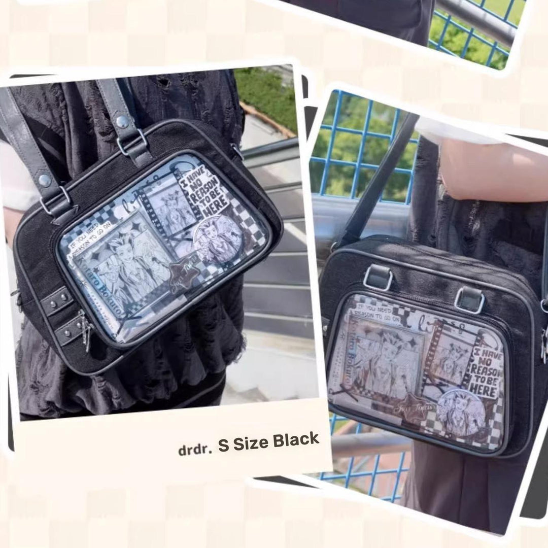 Subculture Ita Bag Large Capacity Square Star Crossbody Bag 40126:678636