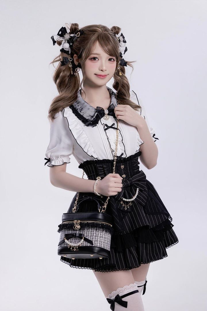 Ryousangata Bucket Hand Bag, Detachable Strap 45132:841679