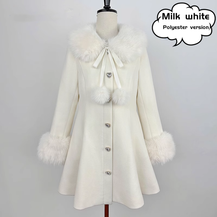 Jirai Kei Coat Long Woolen Jacket Winter Coat 39792:653750