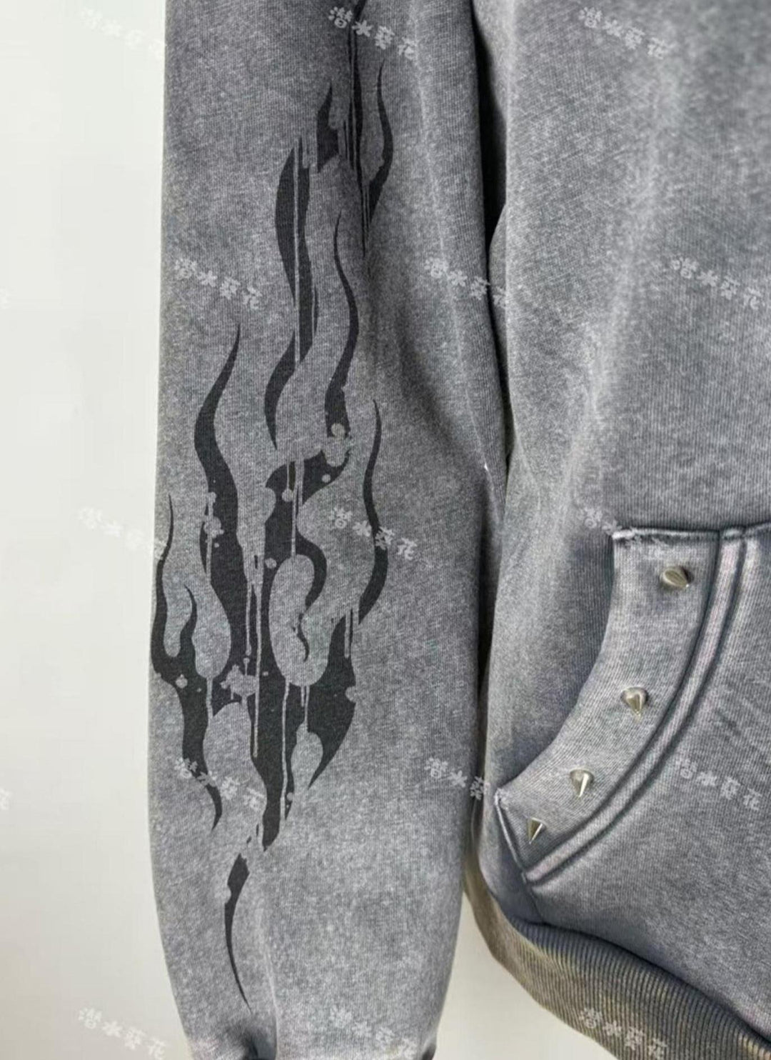 Gothic Winter Hooded Jacket, Fleece Lining 44148:798109