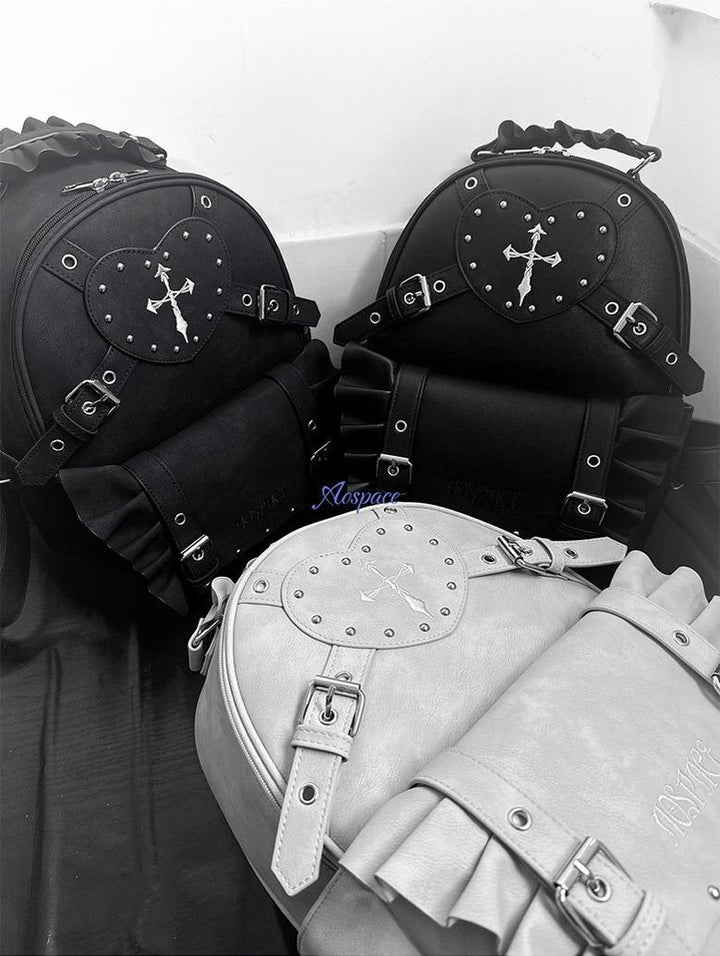 Subculture Punk Backpack Bag, Adjustable Shoulder Straps 44769:830434