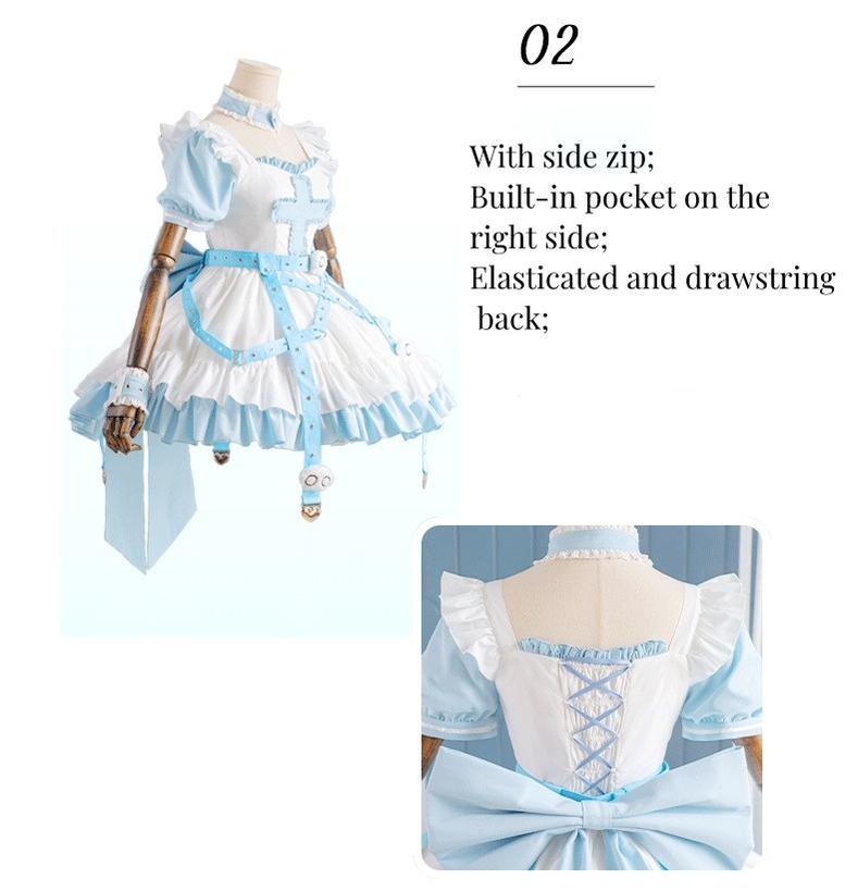 Tenshi Kaiwai Dress Medical Subculture Lolita OP Full set 38330:609468