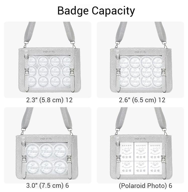 Square Crossbody Itabag, Detachable Chain 43234:779489