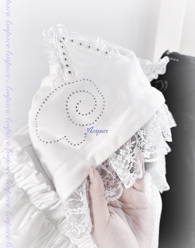 Rhinestone Setting Sub Culture Jacket, Cat Ear Hood 44766:825909