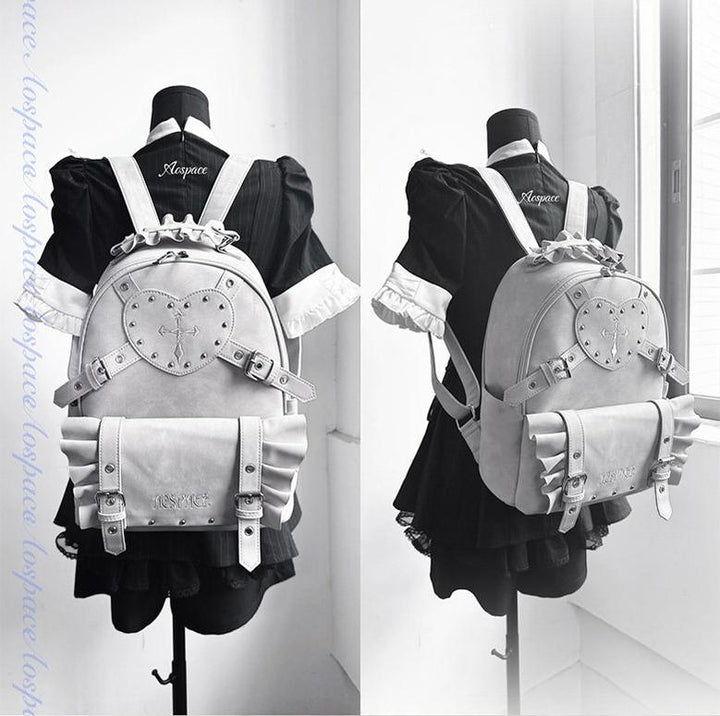 Subculture Punk Backpack Bag, Adjustable Shoulder Straps 44769:830439