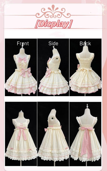 Sweet Lolita Dress Doll Lolita Dress Peter Pan Collar Cotton Dress 37290:556226