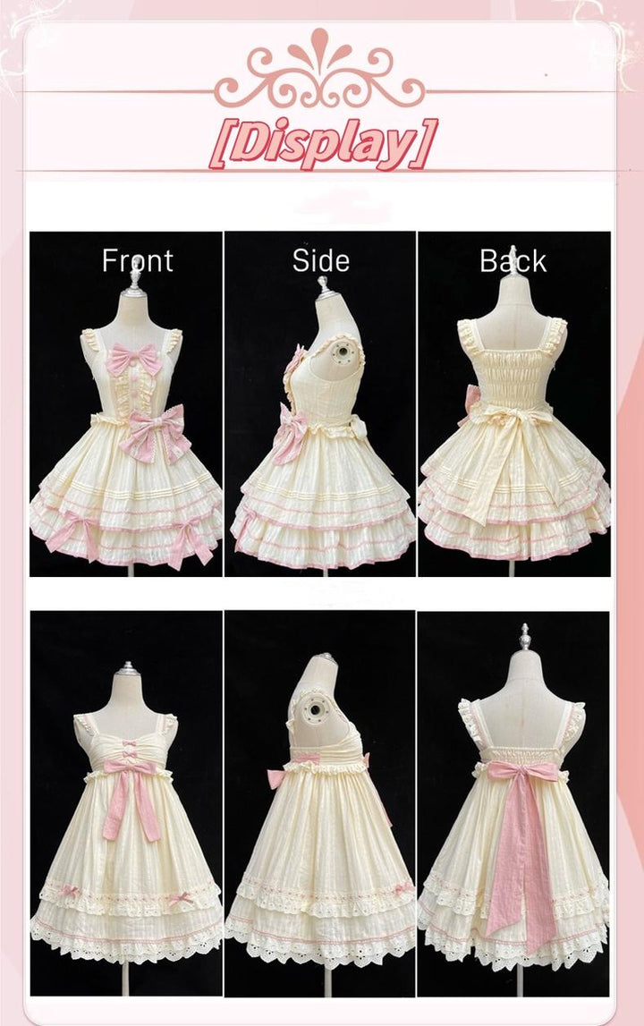 Sweet Lolita Dress Doll Lolita Dress Peter Pan Collar Cotton Dress 37290:556226 37290:556226