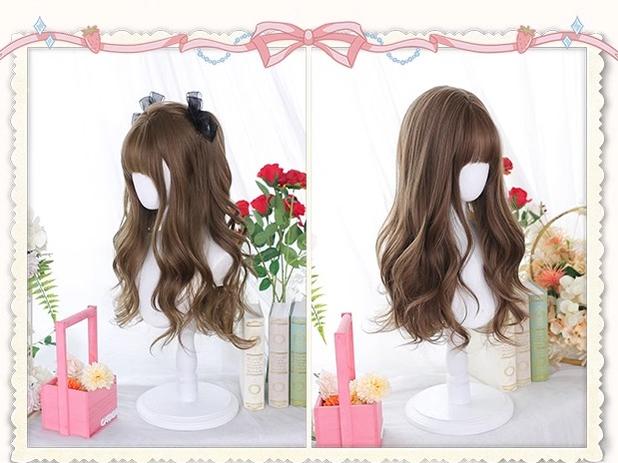 Lolita Wig Jirai Kei Long Wig JK Daily Curly Wig 35612:496120 35612:496120