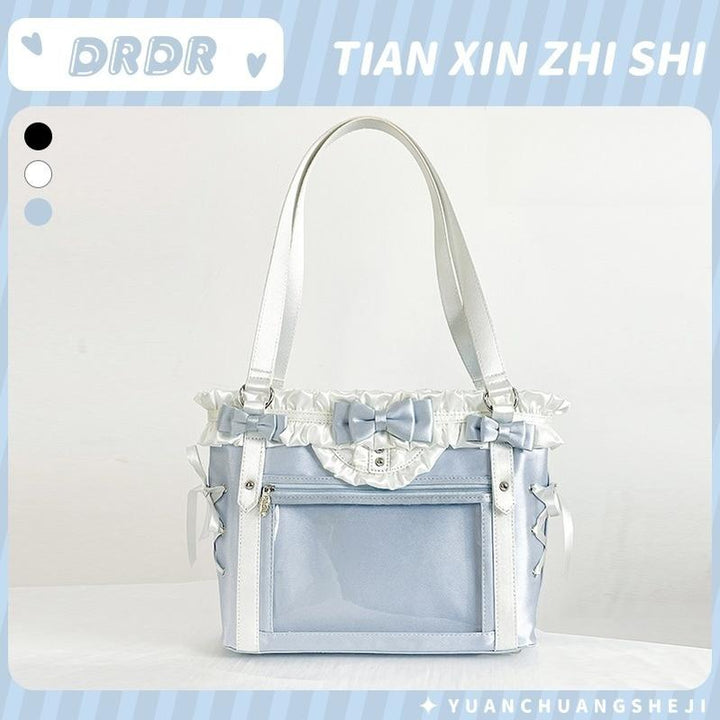 ACG Culture Satin Ita Bag Handle Bag With Removable Ribbon 43101:768461