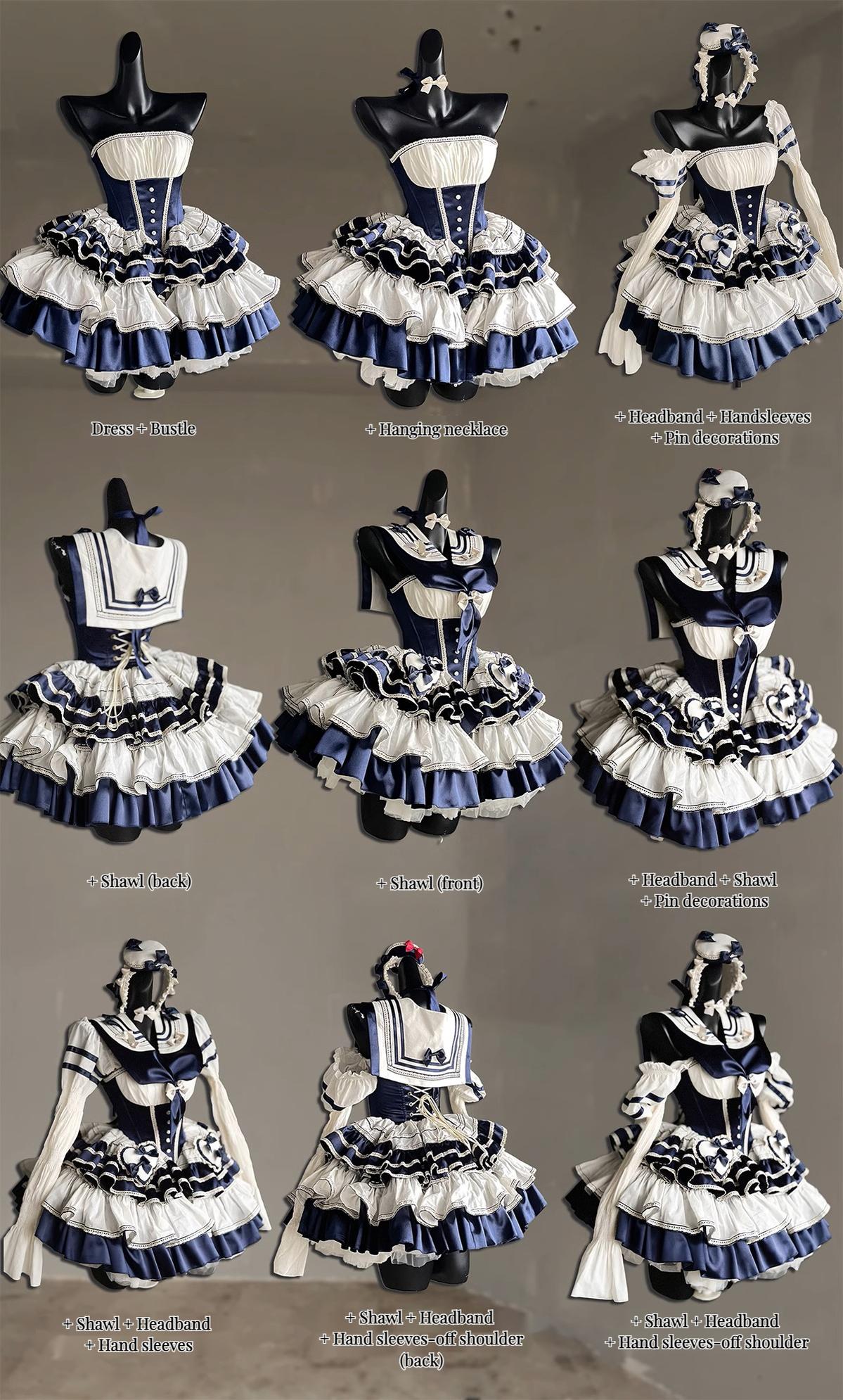 Lolita Dress Corset Dress Prom Dress 36402:549832