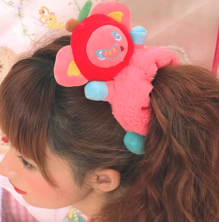 Kawaii Hair Clips Rabbit Elephant Plush Hair Ties 22738:366762 22738:366762