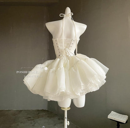 Pink Lolita Dress Corset Dress Princess Dress 36384:540882 36384:540882