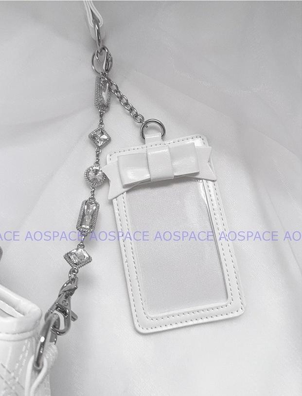 Oil-waxed Leather Jirai Kei Cross-body Bag, Detachable Strap 44161:798491