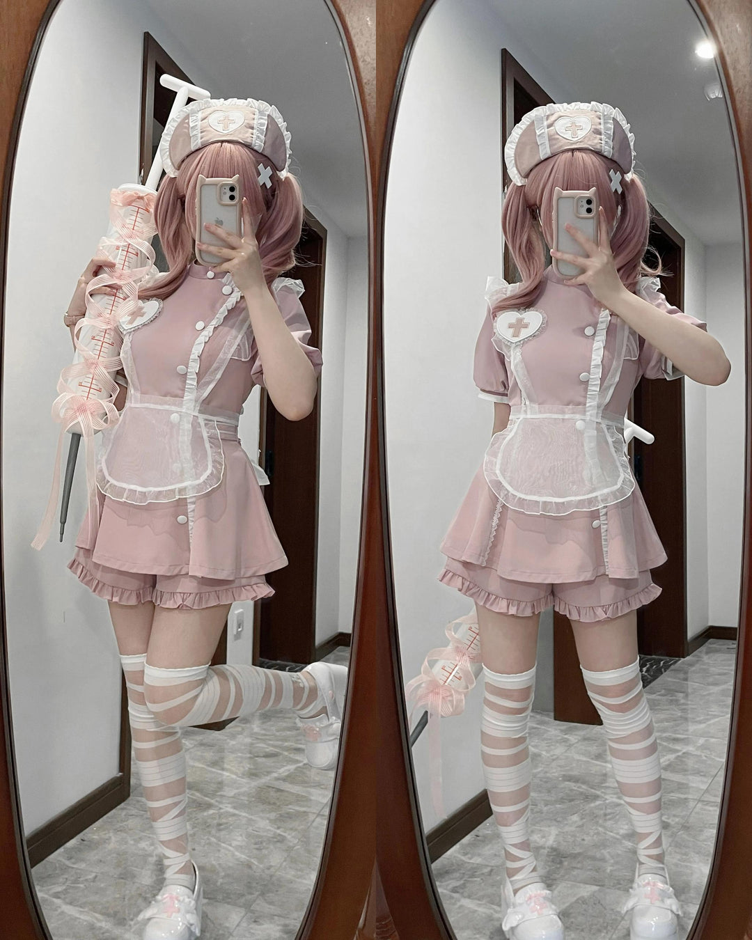 Tenshi Kaiwai Dress Set Nurse Medical Series Outfit Sets 37460:560028