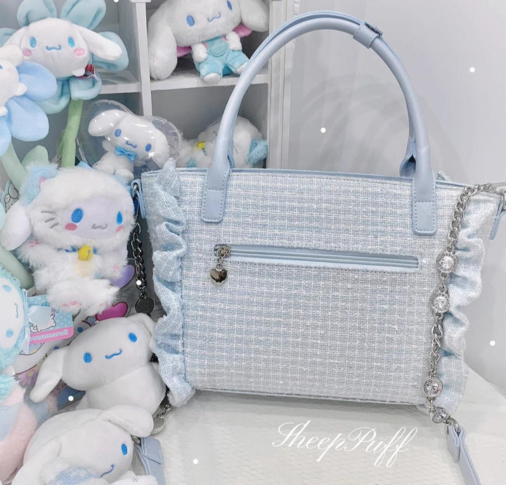 Ryousangata Style Handbag, Bow and Plush Ears 43680:782713
