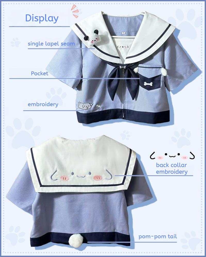 Kawaii JK Uniform, Puppy Accents 43791:785228