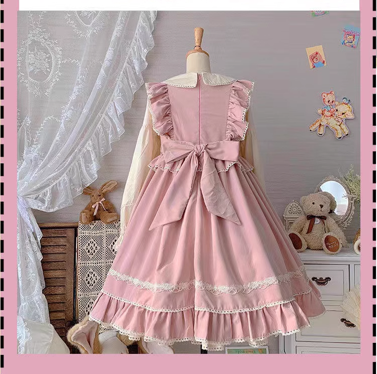 Sweet Lolita OP Dress Pink Lolita Princess Dress 41070:685942