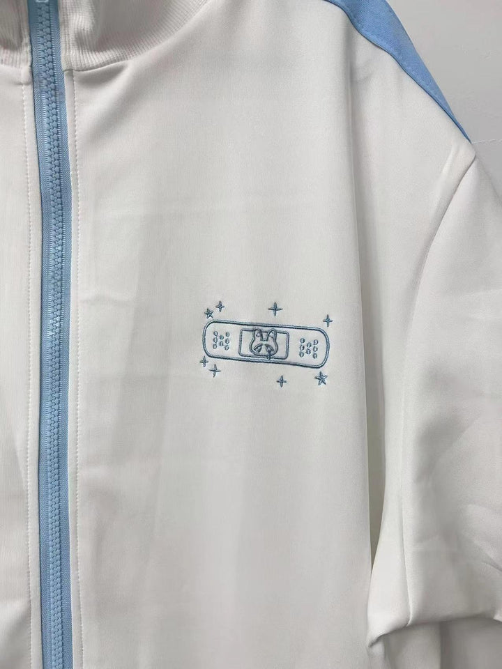 Short-sleeved Tenshi Kaiwai Jacket, Bandage Embroidery 43513:778905