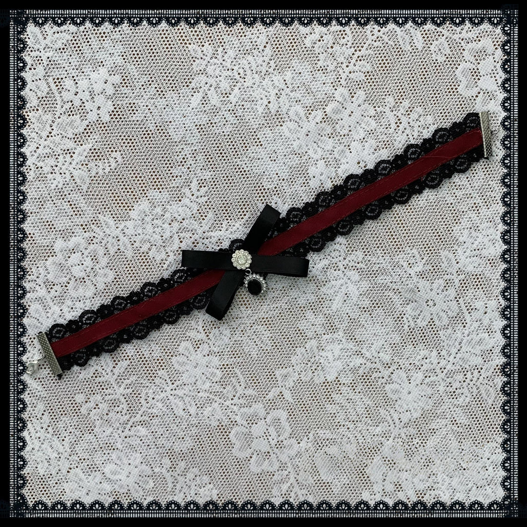 Jirai Kei Lace Sleeve Blouse, Ruffle Details (M) / L M S XL) 45194:841400