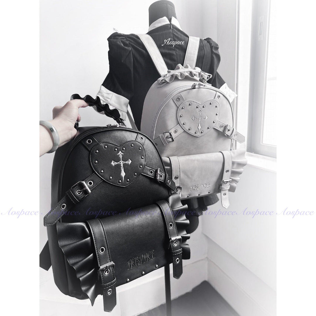 Subculture Punk Backpack Bag, Adjustable Shoulder Straps 44769:830437
