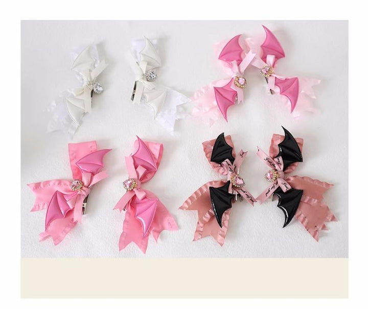 Jirai Kei Hair Clips Lolita Spice Girls Wing Hair Pins 22538:333094 22538:333094