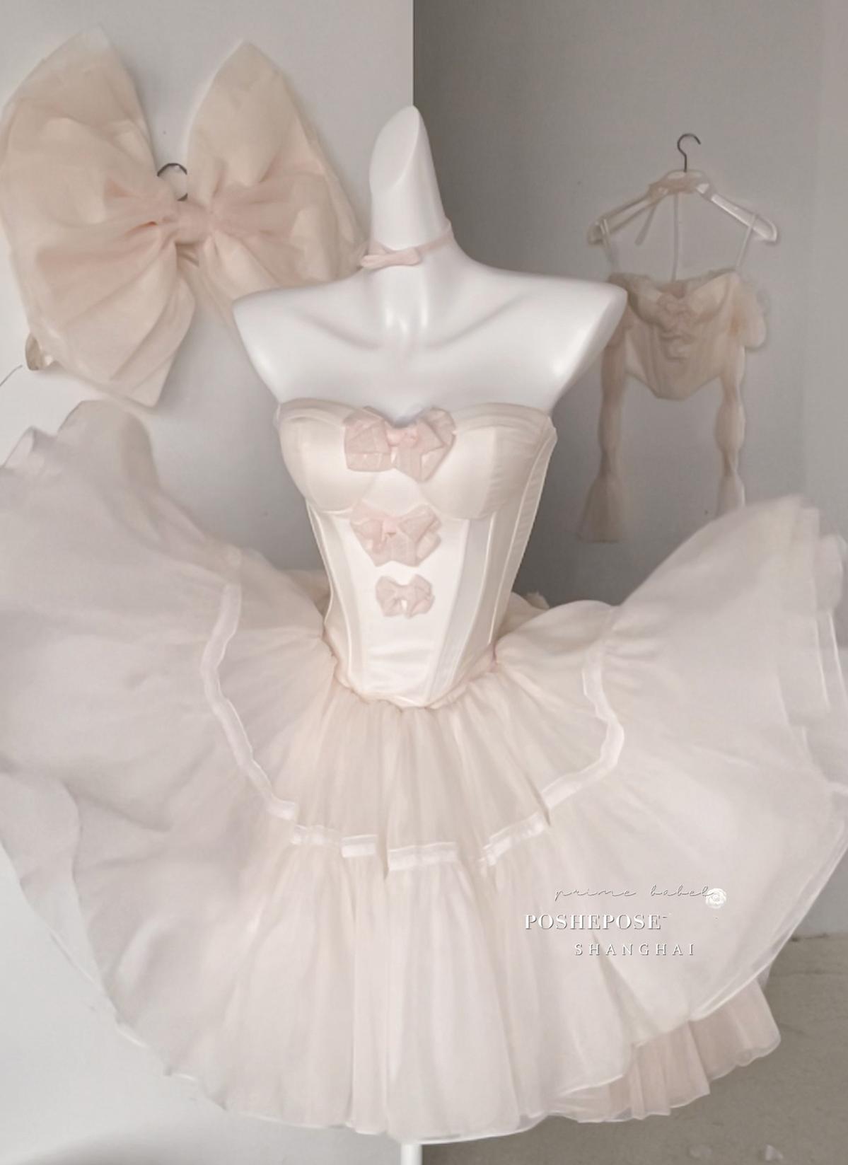 Pink Lolita Dress Corset Dress Princess Dress 36384:540820 36384:540820