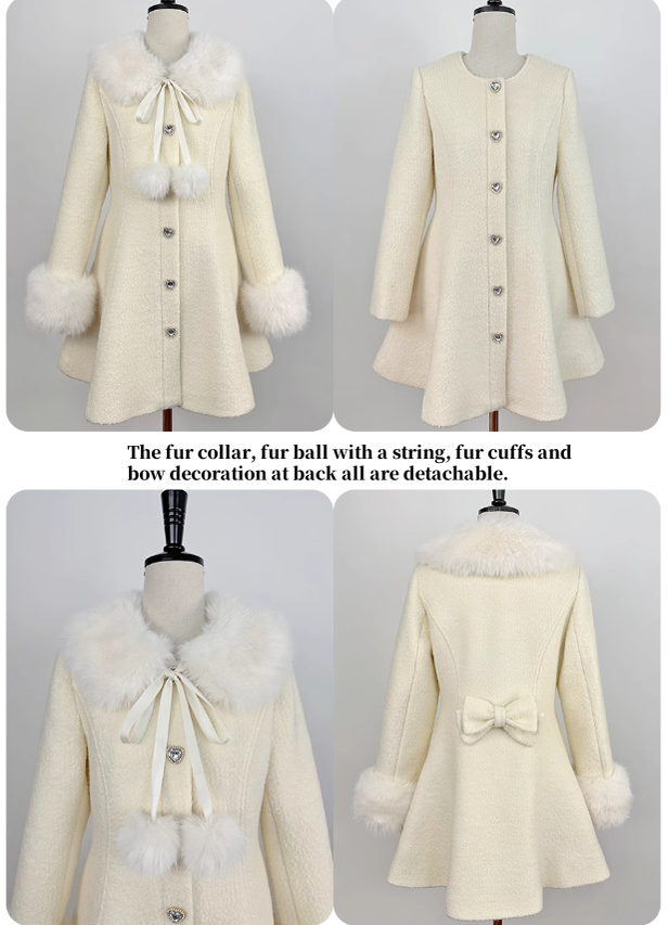 Jirai Kei Coat Long Woolen Jacket Winter Coat 39792:653748