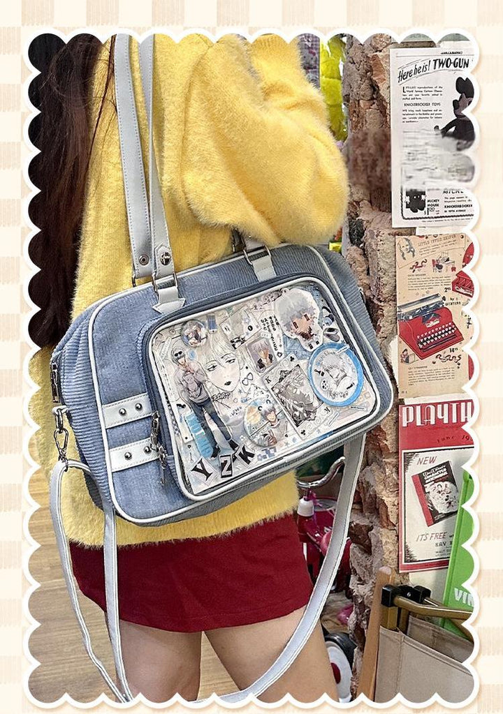 Subculture Ita Bag Large Capacity Square Star Crossbody Bag 40126:678612