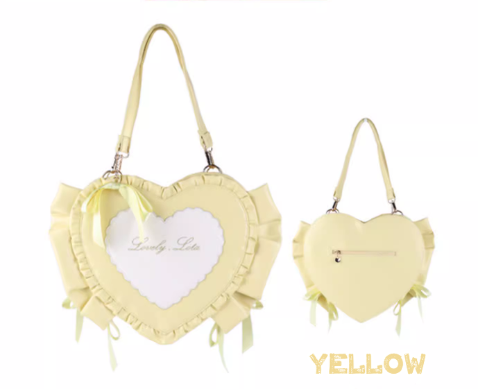 Lolita Bags Heart-shaped Bow Shoulder Bag 35778:521860 35778:521860