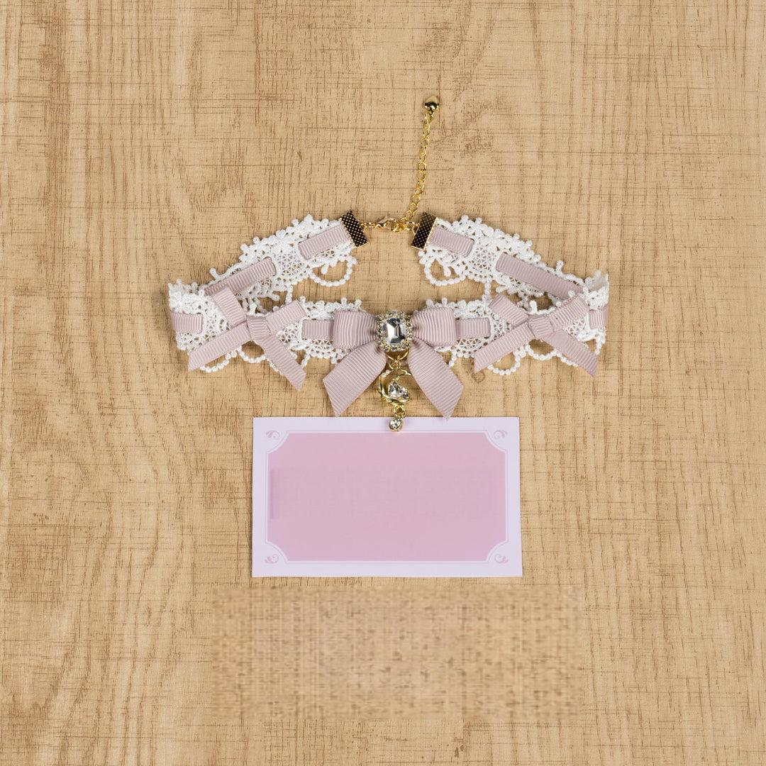 Ryousangata Ribbon Choker, Star Moon Pendant 44195:802794