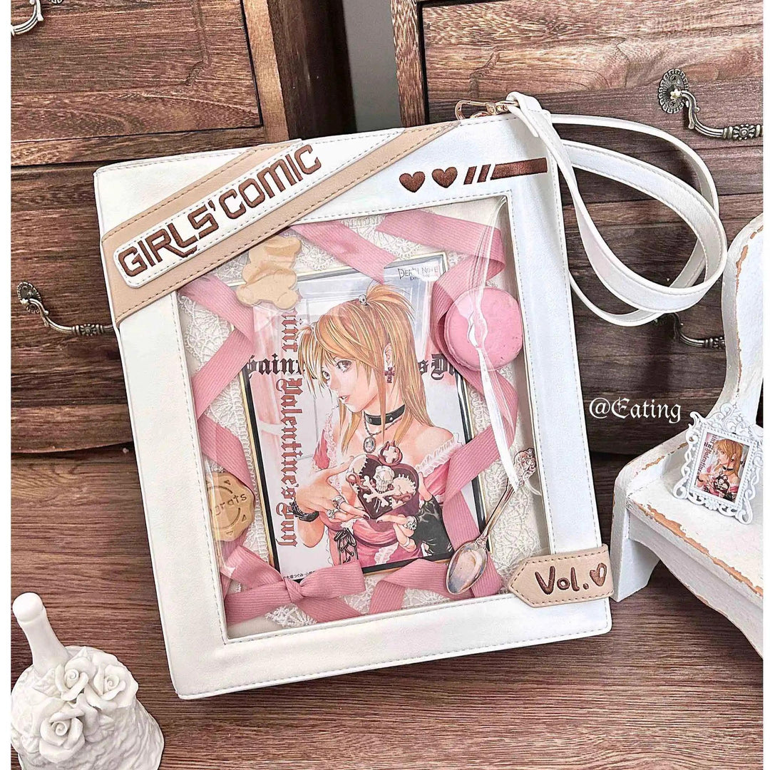 Kawaii Itabag Cute Crossbody Bag Embroidery Backpack 37258:556310 37258:556310